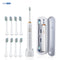 Smart Sonic Electric Toothbrush Ultrasound IPX7 Rechargeable Tooth Brush 5 Mode Smart Time Whitener Teethbrush  S100